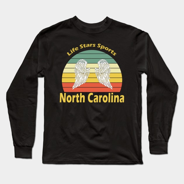 Sport North Carolina Long Sleeve T-Shirt by Alvd Design